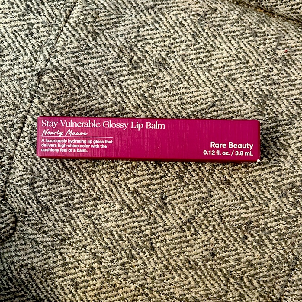 Rare Beauty by Selena Gomez Stay Vulnerable Glossy Lip Balm - nearly mauve